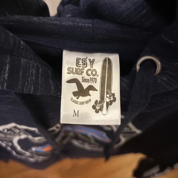 Smoky Mountains Navy Hoodie with Bear and Mountain Graphic NWT - Picture 4 of 4